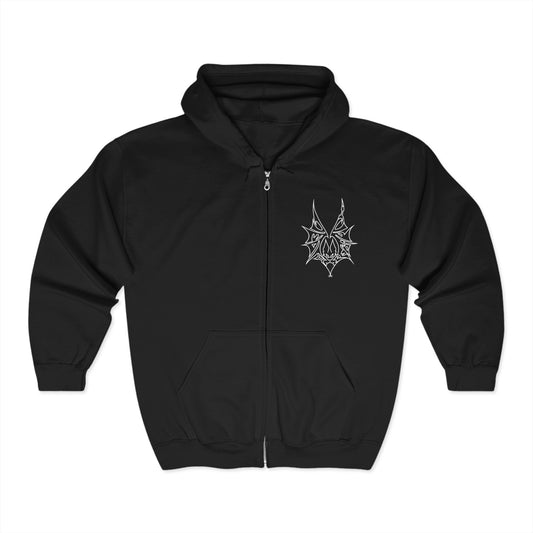 Death & Rebirth Zip Hooded Sweatshirt.